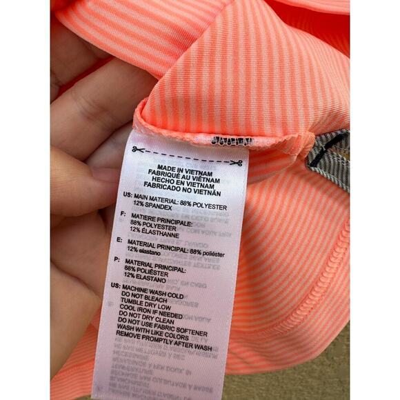 Adidas Adipure Stripe Golf Polo Shirt Pink Medium NWT - Picture 4 of 9